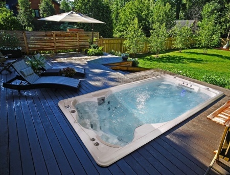 Плавательный спа-бассейн Jacuzzi SwimLife 14ft Swim Fit Плавательный спа-бассейн Jacuzzi SwimLife 14ft Swim Fit